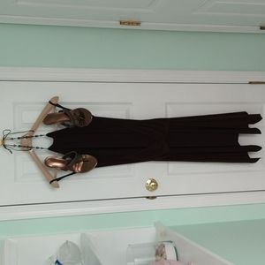 Dress Brown by Bisou Bisou